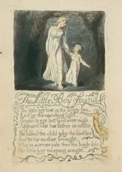 The Little Boy Found, plate 16 from Songs of Innocence, 1789